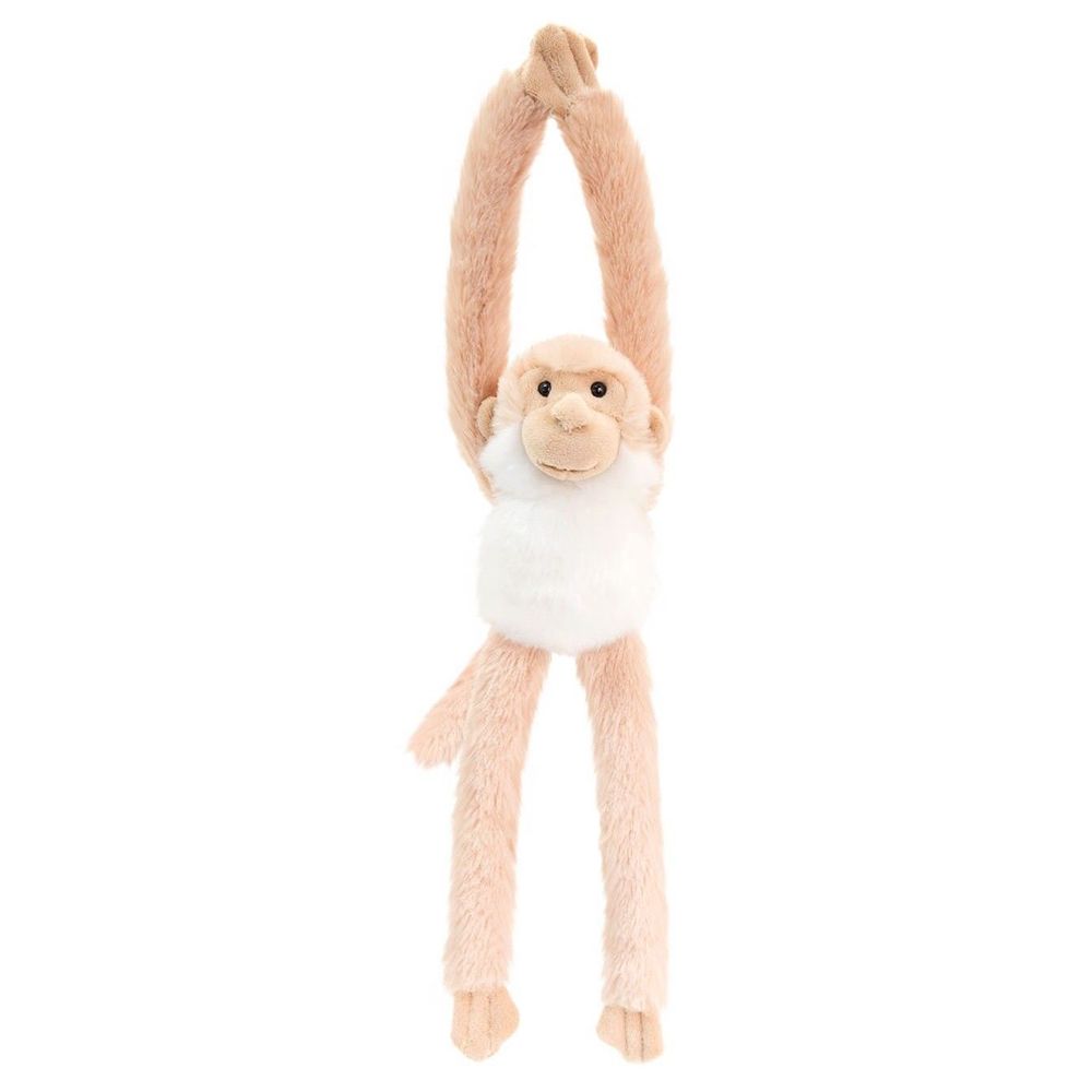 Маймунка със звук, 47 см, бяла и кафяво, Keel Toys