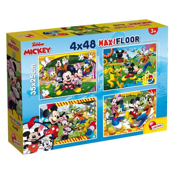 Пъзел Lisciani 4 х 48 ч. Mickey Mouse 86610