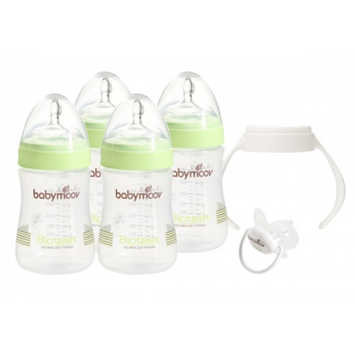 Babymoov Стартов к-т Bioteet Almond 4 шишета 230мл