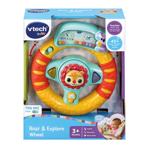 Бебешки музикален волан Vtech Roar and Explore лъвче