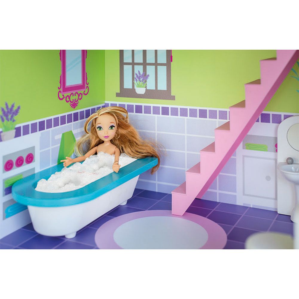 Kъща на три етажа за кукли с обзавеждане, Прованс