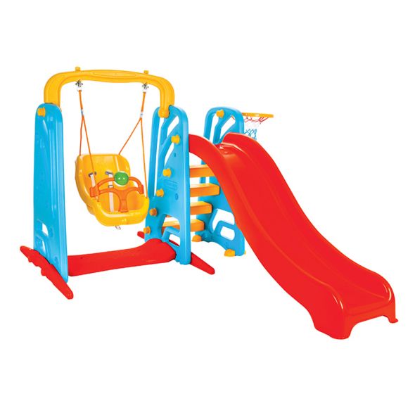 Детска пързалка Pilsan Wavy с люлка 06141