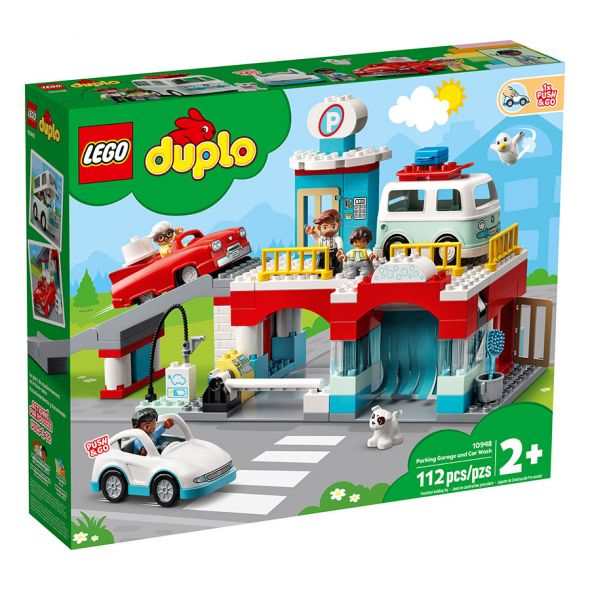 Конструктор LEGO DUPLO Паркинг и автомивка 10948