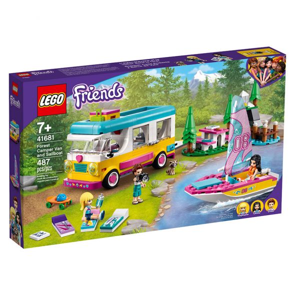 Конструктор LEGO Friends Горски кемпер и платноходка 41681