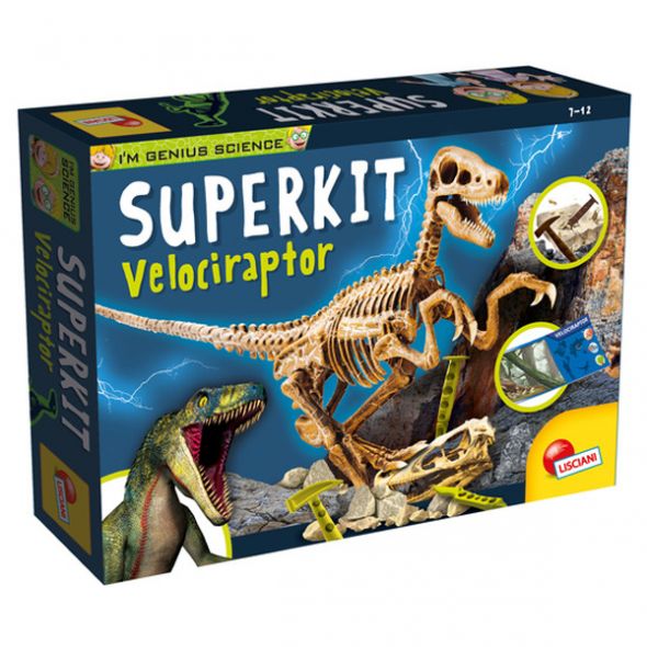 Малък гений Lisciani Супер комплект VELOCIRAPTOR