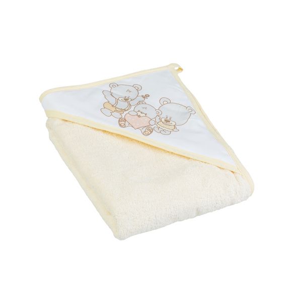 Хавлия Tega Baby 100х100 Bears екрю