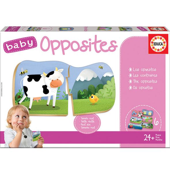 Образователна игра Educa Baby Противоположности 18122