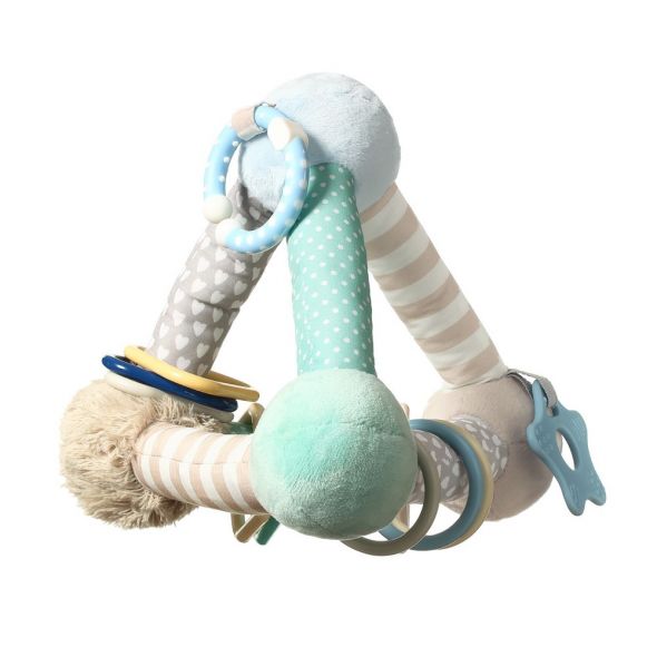Образователна играчка Babyono Tiny Yoga пирамида mint 898/02