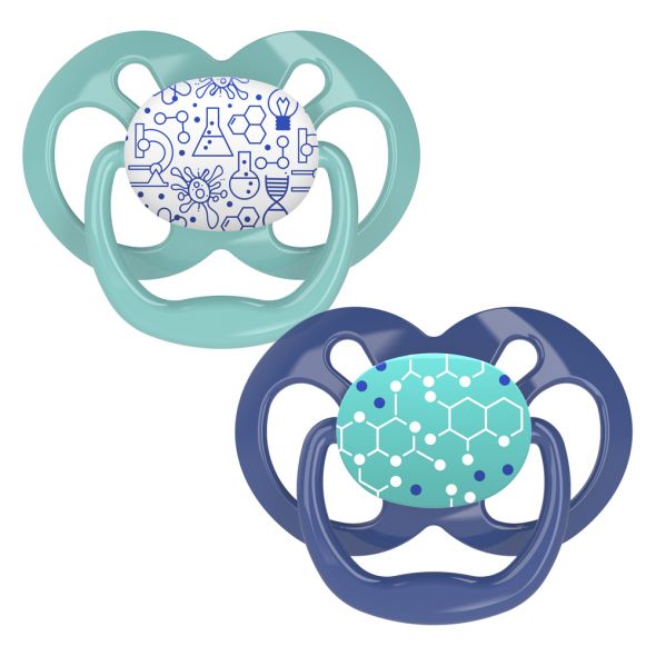 Залъгалка Dr.Brown's Advantage етап 2 Сини 2 броя