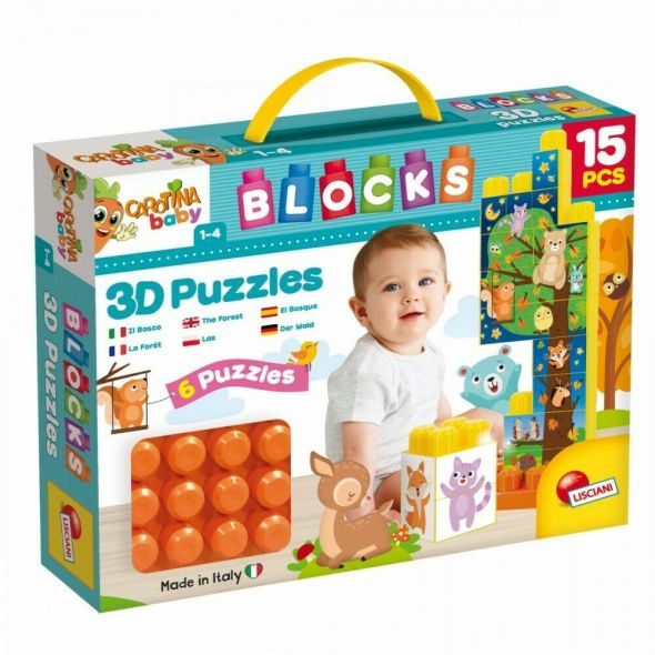 Пъзел в кутия Lisciani CAROTINA BABY 3D ферма 79957