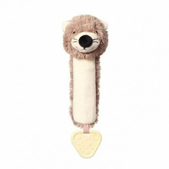 Плюшена играчка Babyono Писукаща с гризалка Маги 738
