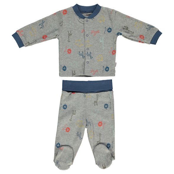 Пижама Bebetto COLORFUL FRIENDS 0-6м. F1113
