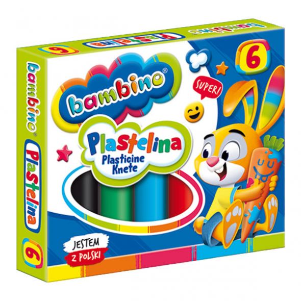 Пластилин Majewski Bambino 6 цвята