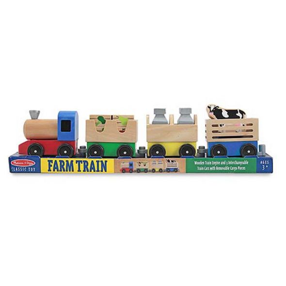 Локомотив с вагони и животни Melissa and Doug 14545
