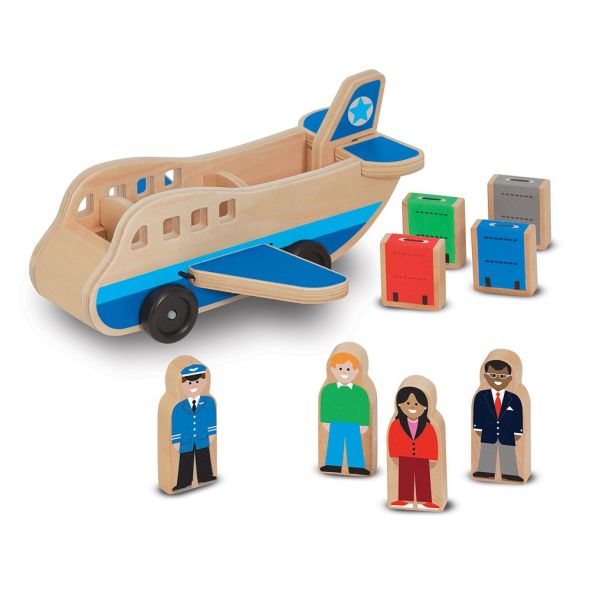 Дървен самолет с хора Melissa and Doug 19394
