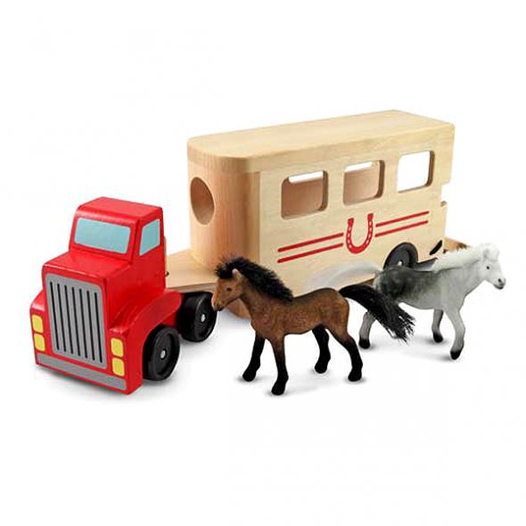 Дървен камион с кончета Melissa and Doug 14097