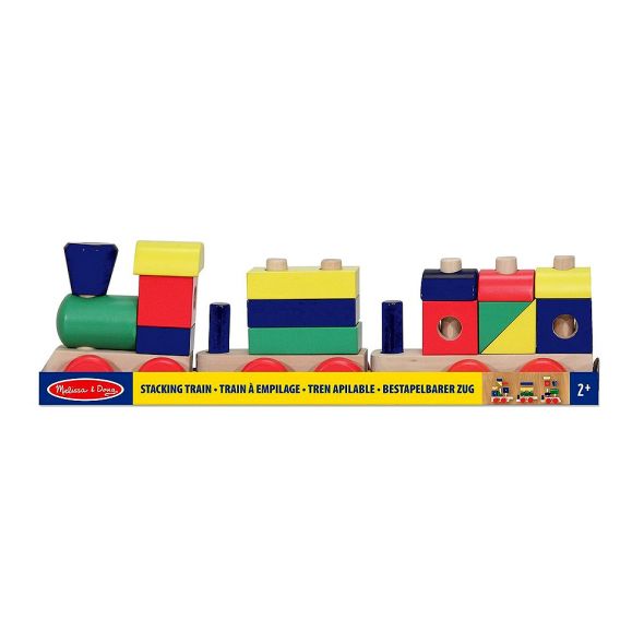 Дървен влак низанка Melissa and Doug 10572