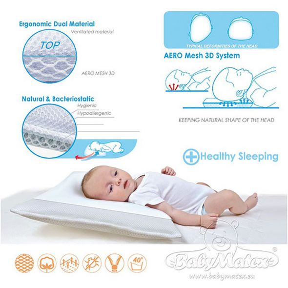 Възглавница Aero 3D против задушаване Baby Matex 0184