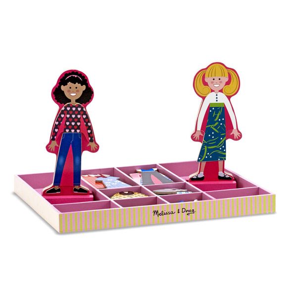 Приятелките Аби и Ема с магнитни дрехи Melissa and Doug 14940