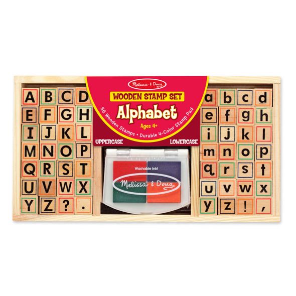 Дървени печати Melissa and Doug Азбука 13557