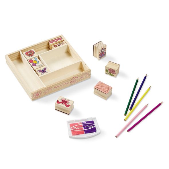 Дървени печати Melissa and Doug Приятелство 11632