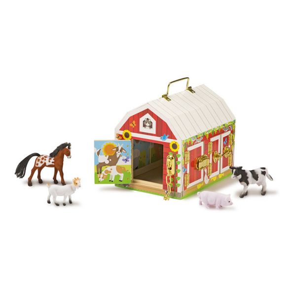 Хамбар със закопчалки и животни Melissa and Doug 12564