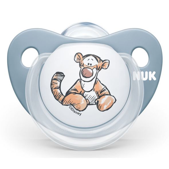 Залъгалка NUK DISNEY от силикон с ортодонтична форма 0-6м.